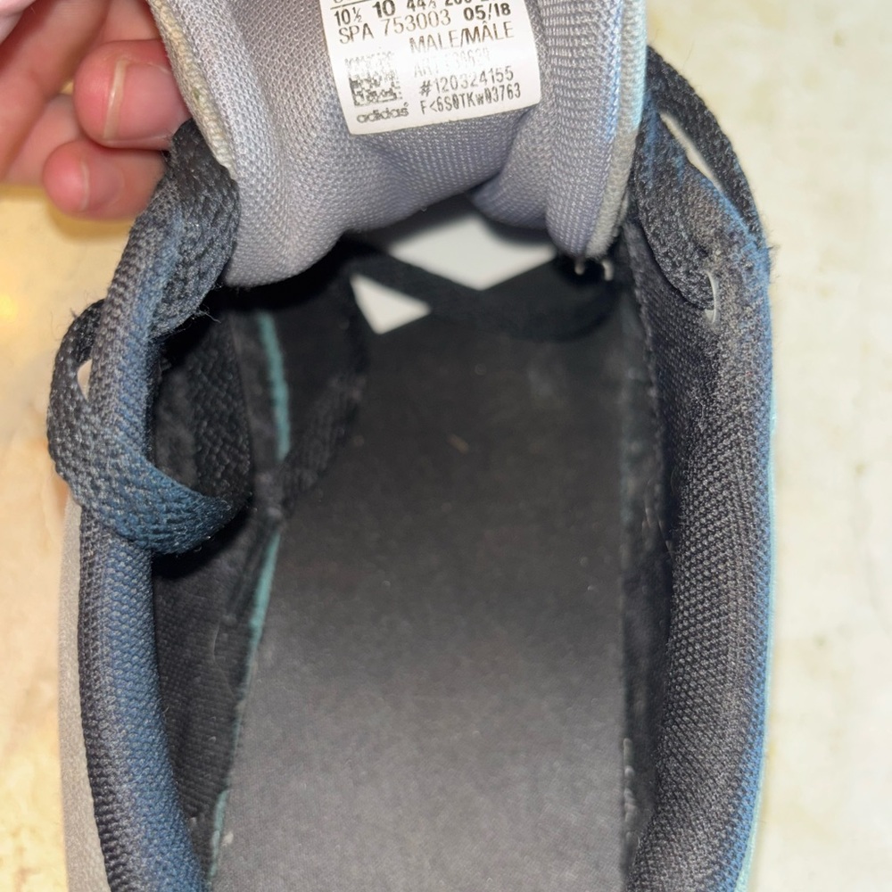 Adidas Men's Black and Grey Sneakers - Picture 2 of 3